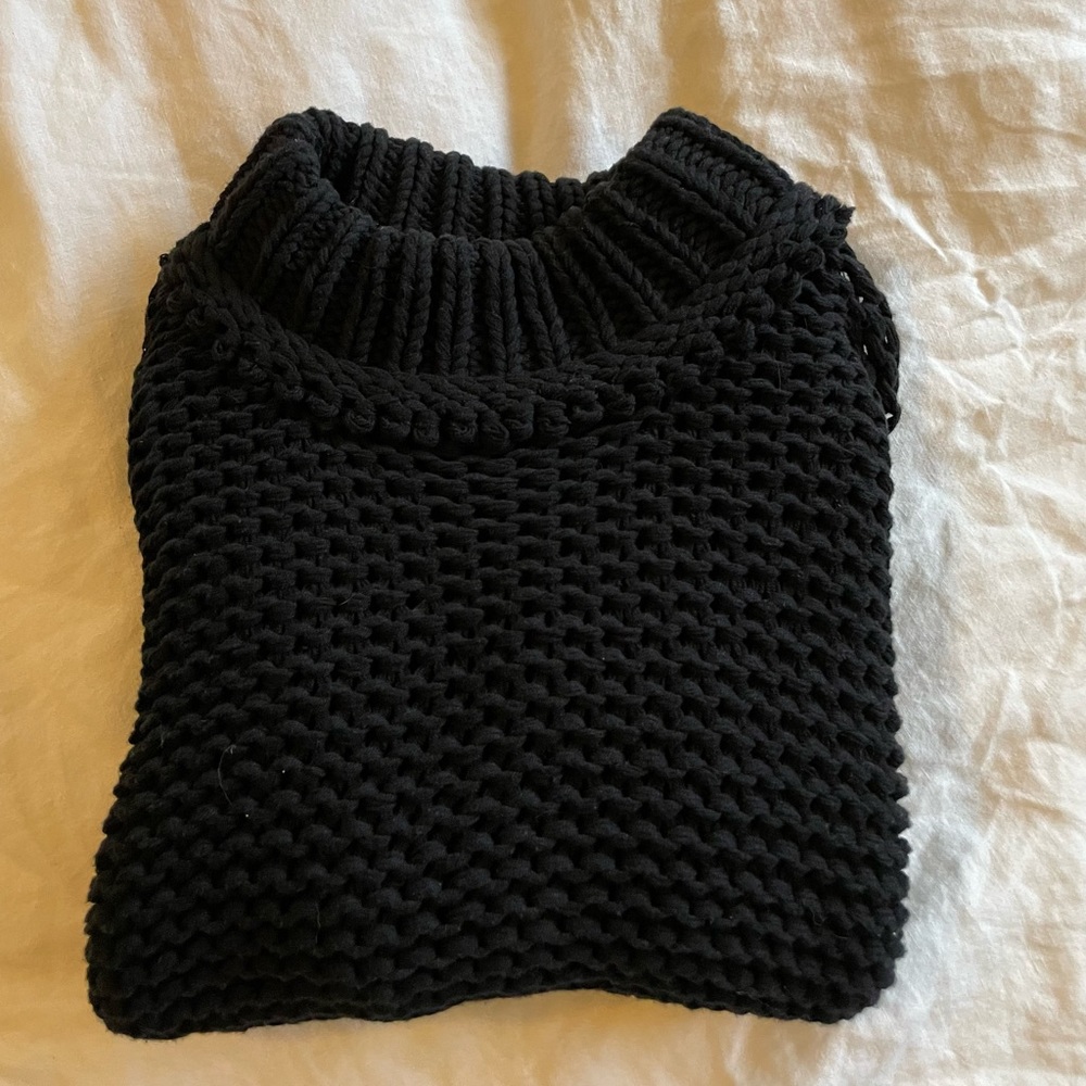 Free People open knit pullover sweater